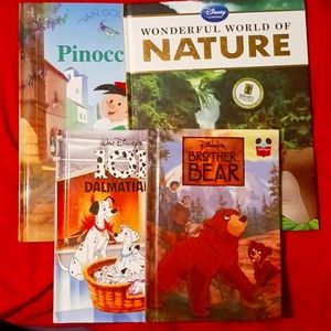 4 children's book Disney stories